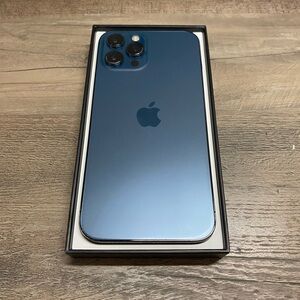iPhone 12 Pro Max 128Gb Carrier Unlocked Deep Ocean Blue
